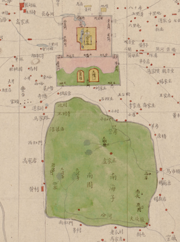 南苑地图 图源：维基百科